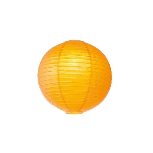 Lampion aus Papier - orangegelb - 40cm - für E27 Hängefassungen oder Lichterketten