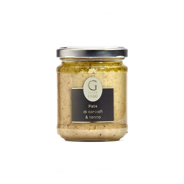 GUIDO1860 - Paste aus Artischocken mit Thunfisch - in Premium Öl - 180g Glas
