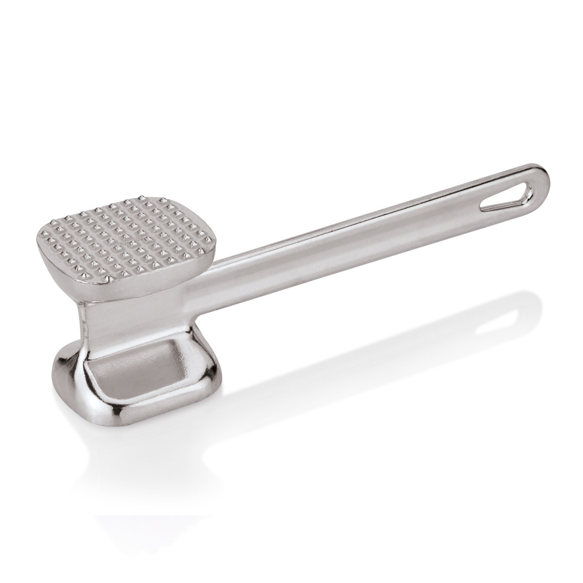 GRILL-EXPERTE.de Fleischklopfer Aluminium 400g - 2 Klopfflächen - 25,5cm
