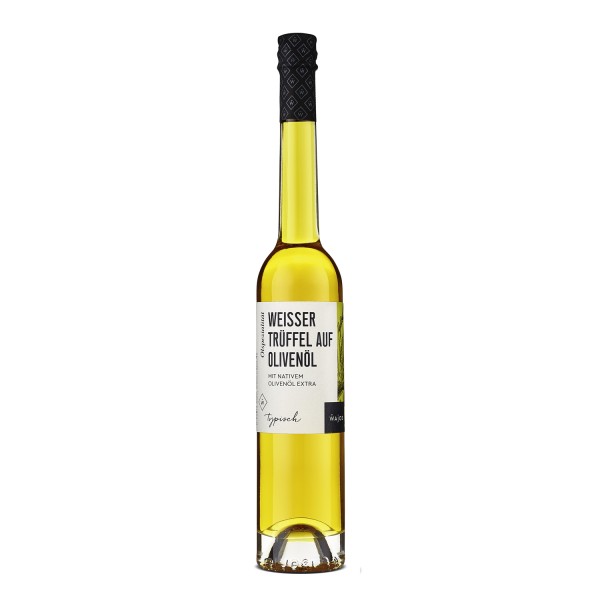 Wajos Weißer Trüffel auf Olivenöl - Nativ Extra - 0,1 Liter Flasche