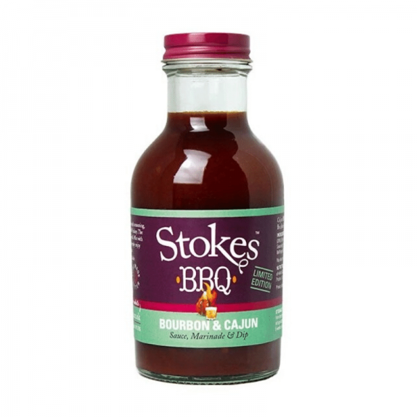 STOKES BBQ Sauce Bourbon & Cajun 259 ml mit Bourbon Whiskey