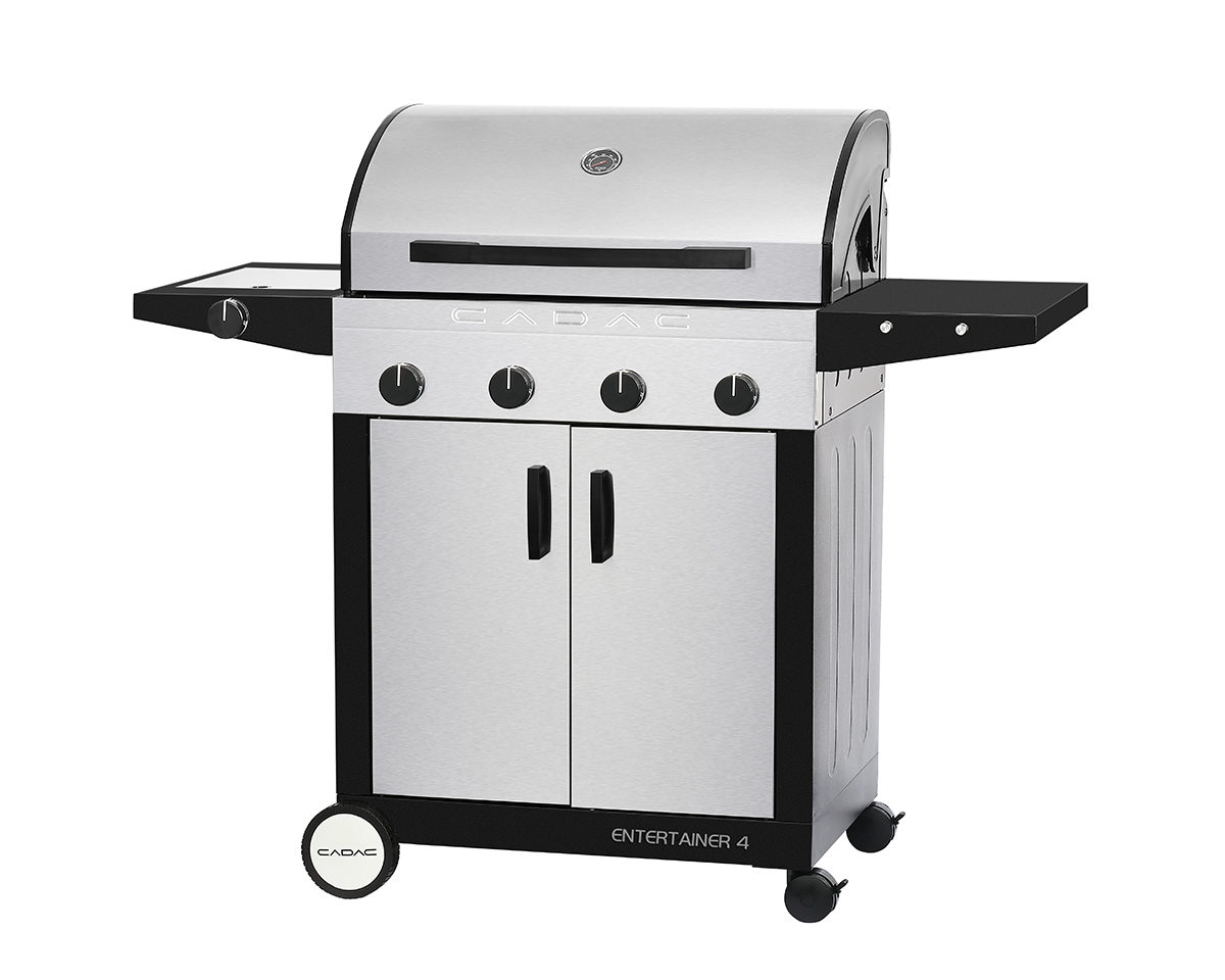 CADAC Entertainer SUPREME EDELSTAHL - 4B+SB 50mbar- Gasgrill mit 4