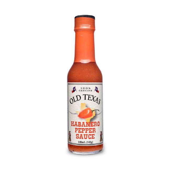 OLD-TEXAS Old Texas Habanero Pepper Sauce 148ml Feurig scharf mit fruchtiger Note