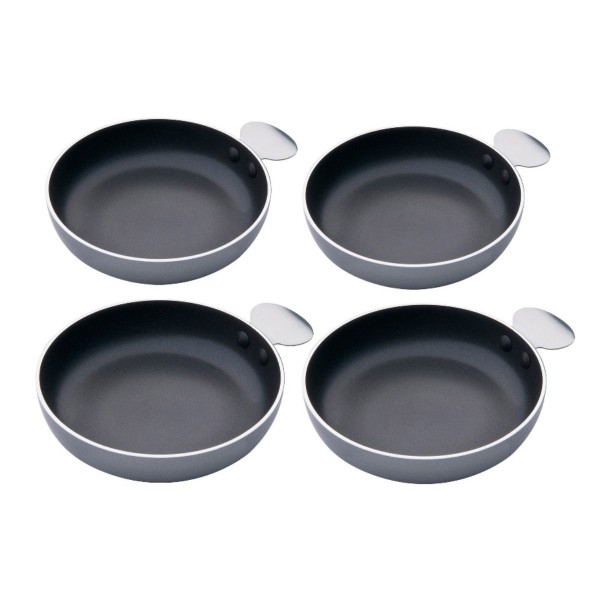 CADAC Tapas Set - 4 Pfännchen - antihaftbeschichtet - leichtes Aluminium