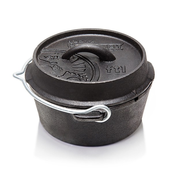 Petromax Feuertopf Dutch Oven ft1 mit planem Boden - 0,93L - Für Saucen