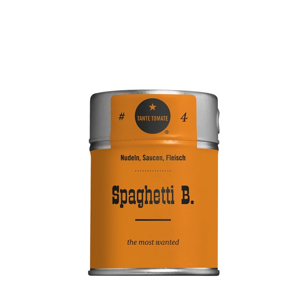 Spaghetti B. - Gewürzzubereitung - Für Nudeln, Saucen und Fleisch - 60g Streuer