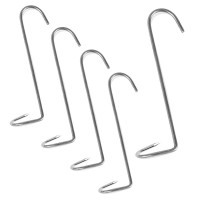 Schraubenhaken zum Räuchern 5er Set - Edelstahl - 12cm - gedreht Schraubenhaken zum Räuchern 5er Set - Edelstahl - 12cm - gedreht