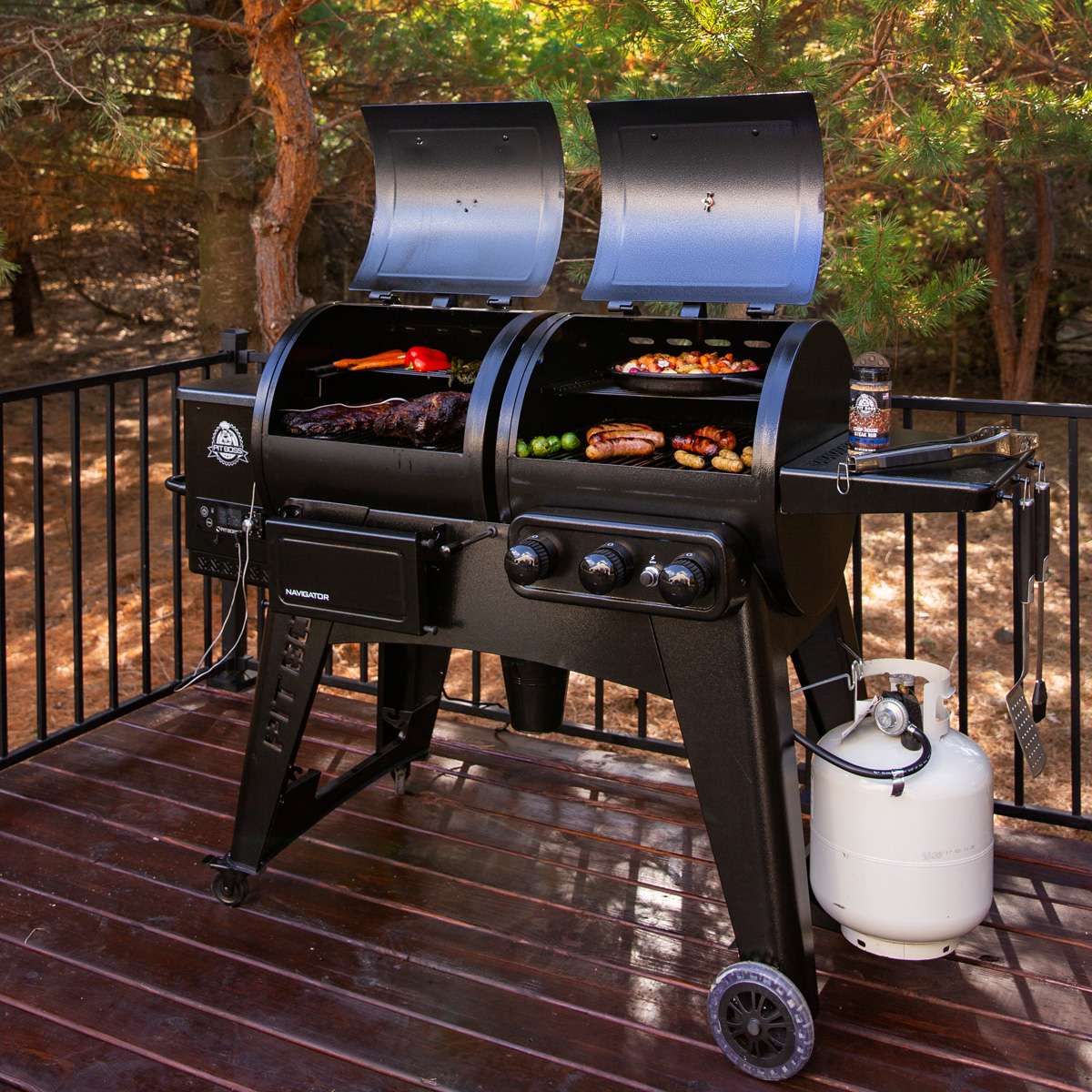 PIT BOSS Combo Grill Pellet + Gas ´NAVIGATOR COMBO´ PB1230 Grill