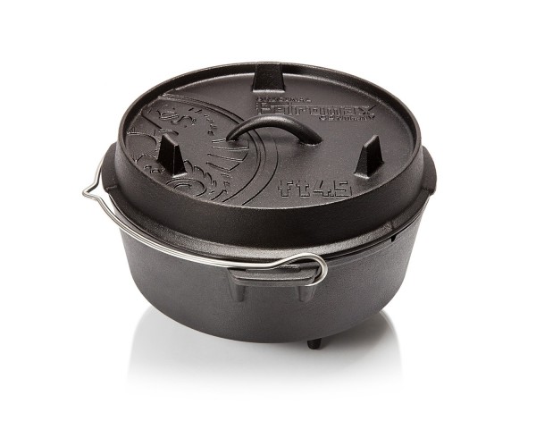 Petromax Feuertopf ft4.5 - Dutch Oven - Gusstopf - mit Füßen - mit Henkel - 3,5L - 2-5 Personen