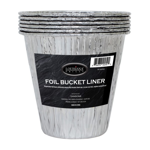 LOUISIANA Grills - 6er Set Aluminium Einleger für Fetteimer