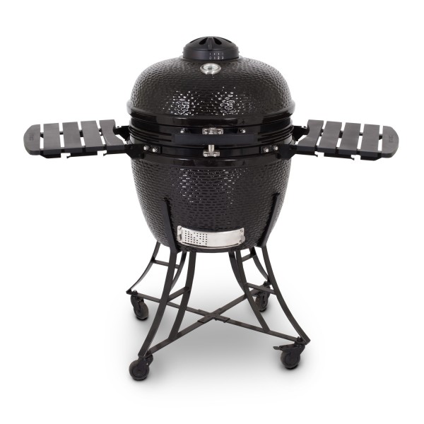 PIT BOSS - Kamado Keramikgrill 24zoll PBK24 schwarz - 60cm - mit Wagen + 2 Ablagen