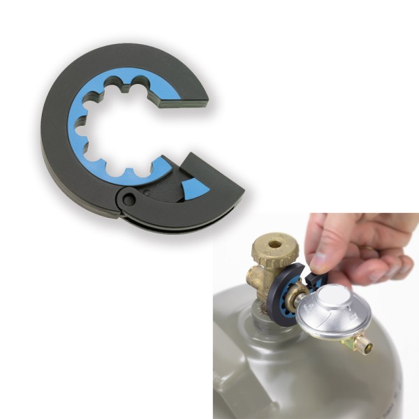Gasflaschen GASLOCK Werkzeug- praktisches Tool für den Gasflaschenanschluss - Flügelmutterwerkzeug