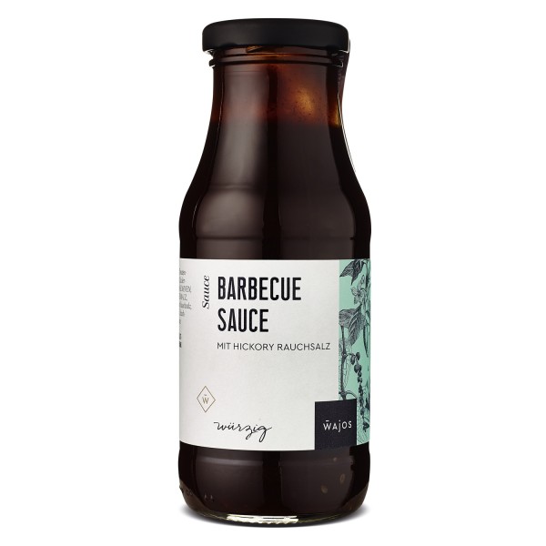 Wajos Barbecue Sauce mit Hickory Rauchsalz - 245ml