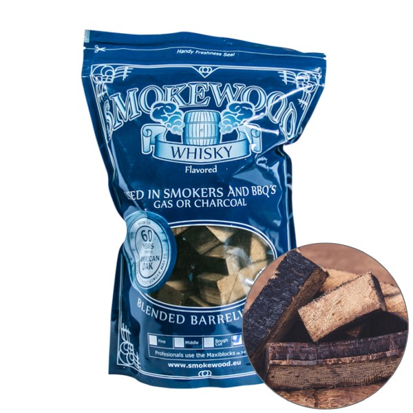 Smokewood Whisky Mini Blocks – Räucherholz aus alten Whiskyfässern