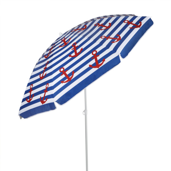 Sonnenschirm Nordsee - D: 200cm - 50+ UV Schutz - Knickgelenk