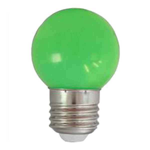 LED-Leuchtmittel | G45 - E27 | 1W | Grün