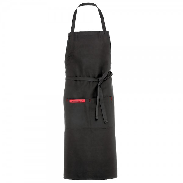 FEUERMEISTER BBQ Textil-Schürze schwarz mit 2 Taschen 