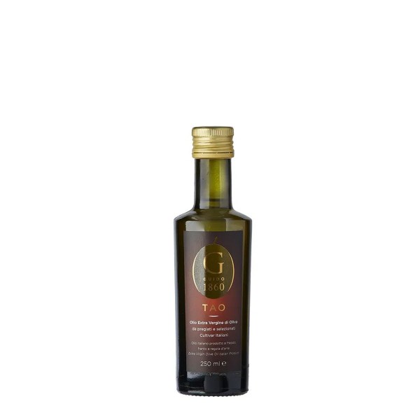 GUIDO1860 - TAO Olivenöl - extra-nativ kaltgepresst - edle Cultivar-Sorten aus Italien - 250ml