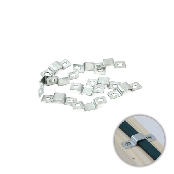 10er Set Metall-Clip für Illu-Kabel - Befestigung für Flachkabel | SATISFIRE