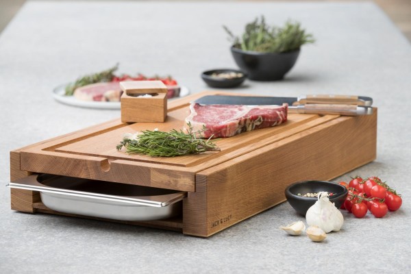 Jack and Lucy - Workstation ONE Large - 60x33cm - integriertes Schneidebrett - Gastronorm Behälter