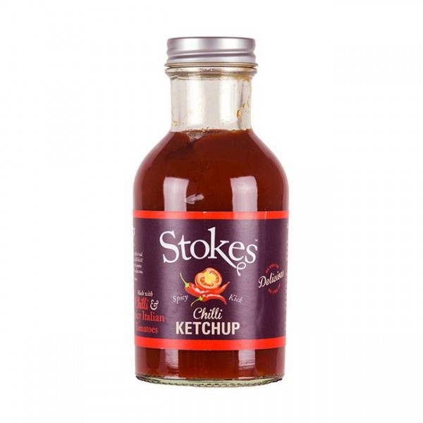 STOKES Chilli Tomato Ketchup 249ml - Dezente Süße und scharfer Kick!