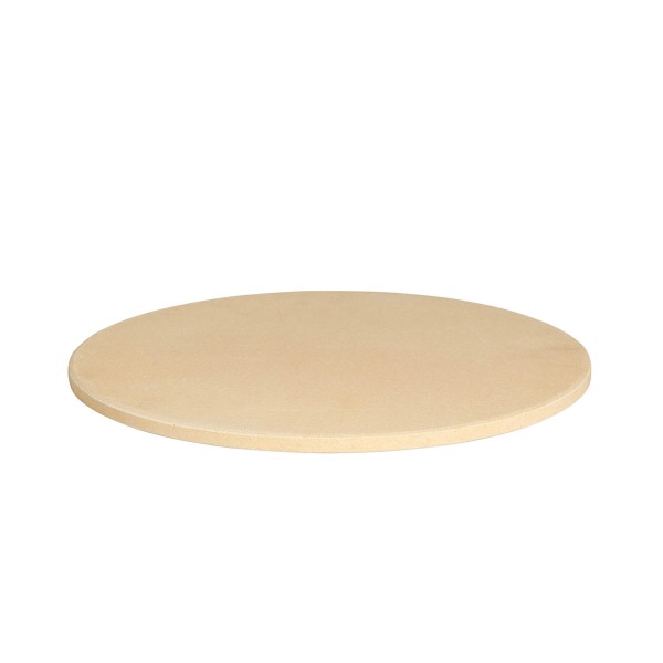 Pizzastein - hochwertiger Cordierit Backstein - D: 26cm - rund - für Backofen oder Grill