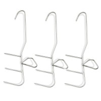 Fischhaken zum Räuchern 3 Stück - Edelstahl - 21cm - Drei Widerhaken Fischhaken zum Räuchern 3 Stück - Edelstahl - 21cm - Drei Widerhaken