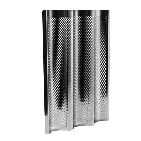 Baguetteblech für 3 Brote - Ideal für Knoblauch-/Kräuterbaguette - 38cm ...