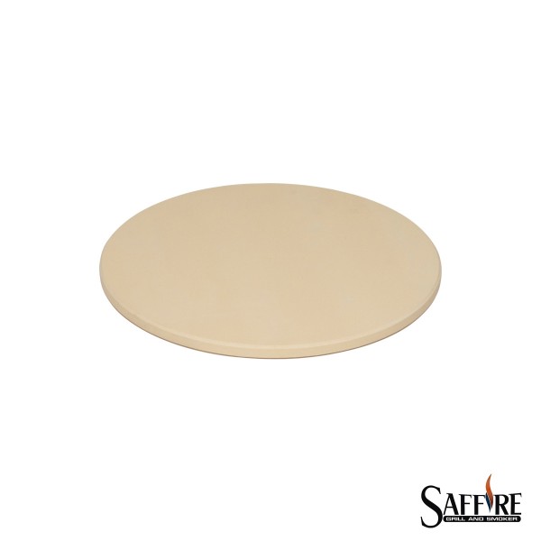 SAFFIRE Pizzastein 36,8cm - für Kamado L (19"/48cm) Keramikgrill