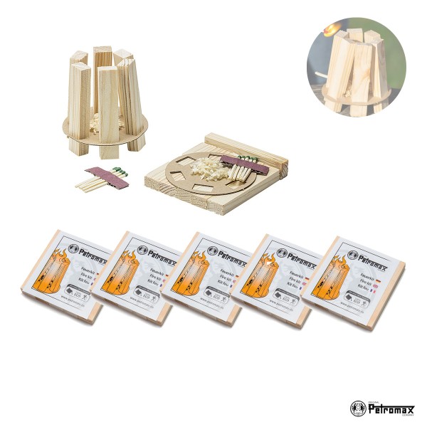 Petromax 5er Set Feuerkit kit - Praktische Anzündhilfen