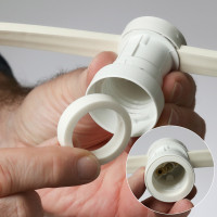 Vorschau: Illu-/Partylichterkette 20m - Außenlichterkette weiß -Made in Germany - 20 warmweiße LED Kugellampen Vorschau: Illu-/Partylichterkette 20m - Außenlichterkette weiß -Made in Germany - 20 warmweiße LED Kugellampen