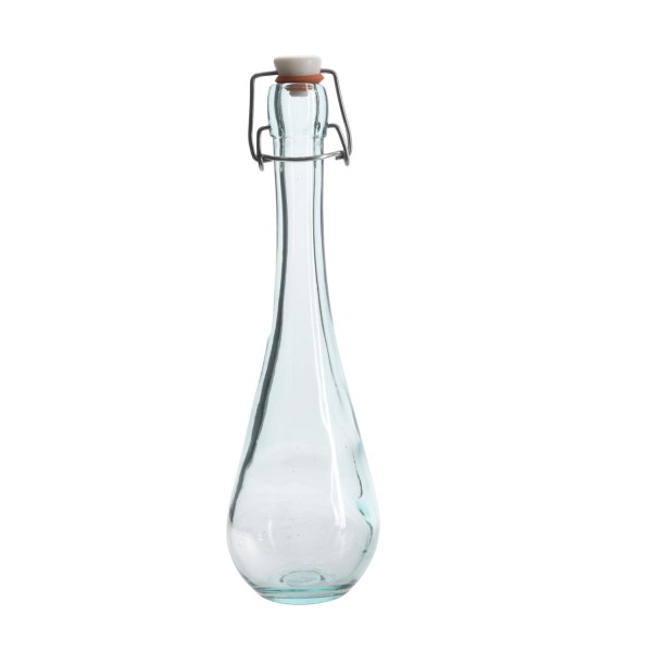 Glasflasche mit Bügelverschluss - Vorratsflasche - Recyclingglas - 325ml