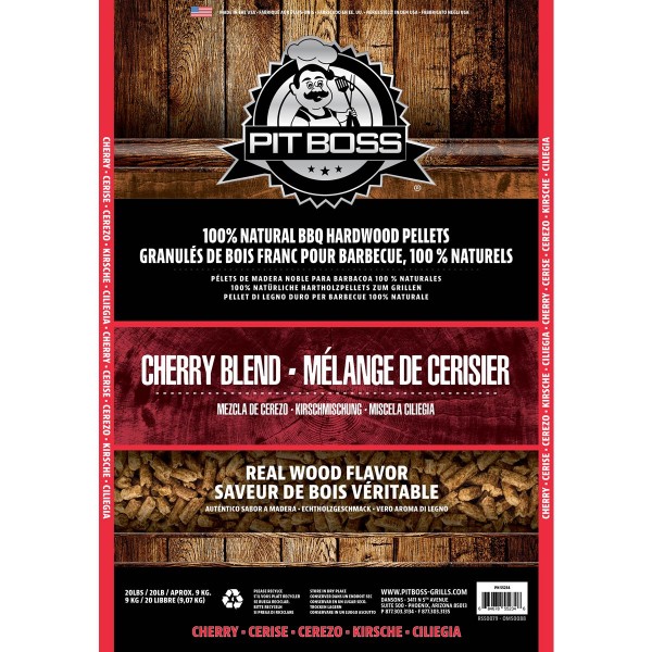 Pellet 'GRILL FUEL' - 9kg Sack - Kirschholz Cherry | Grill Experte