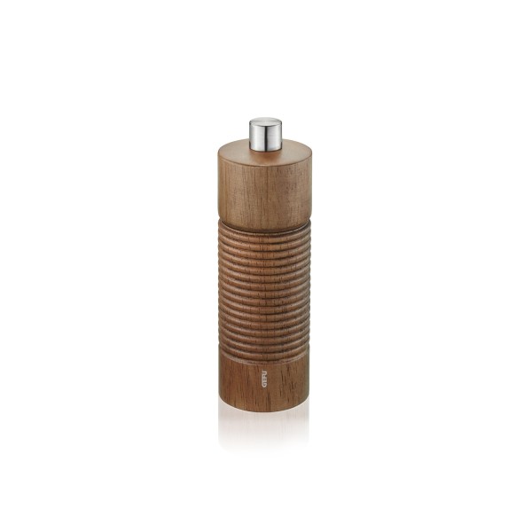 Salz-/Pfeffermühle TEDORO - Holz - einstellbares Keramikmahlwerk - H: 14cm - braun
