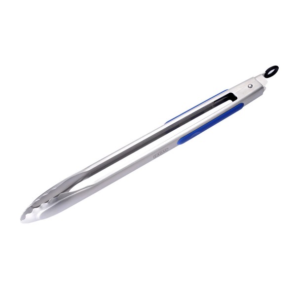 CADAC Grillzange 45cm - extralang - gebürsteter Edelstahl - Verriegelung - Rutschfeste Griffe