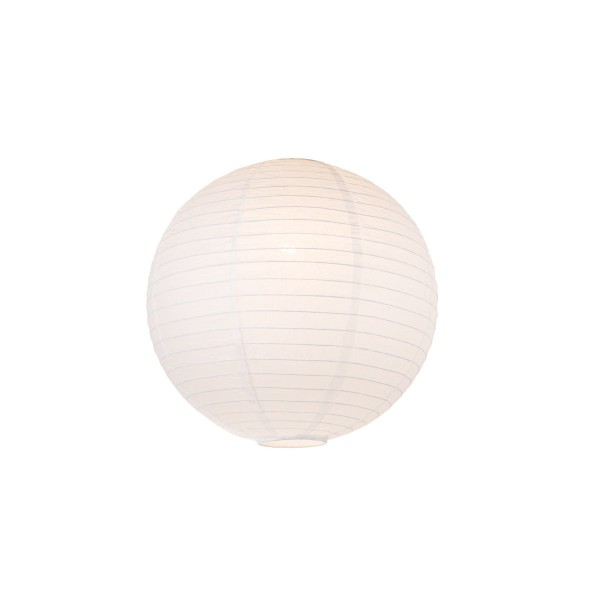 Lampion aus Papier - weiß - 40cm - für E27 Hängefassungen oder Lichterketten