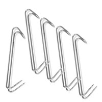 Vorschau: Doppelhaken Fleischhaken zum Räuchern - Edelstahl - 5er Set Vorschau: Doppelhaken Fleischhaken zum Räuchern - Edelstahl - 5er Set