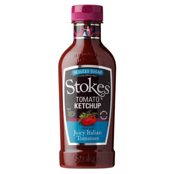 STOKES Reduced Sugar Tomato Ketchup Squeeze 424ml - Fruchtig-frischer Ketchup mit weniger Zucker