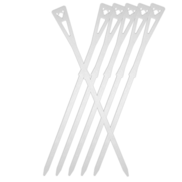 FENNEK Grillspieße/Schaschlikspieße - Edelstahl - L: 34,5cm - 6er Set