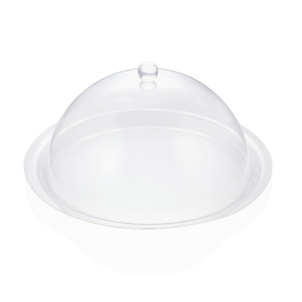 Abdeckhaube rund - transparent 38cm - Acryl - ideal für Buffet und Gartentisch