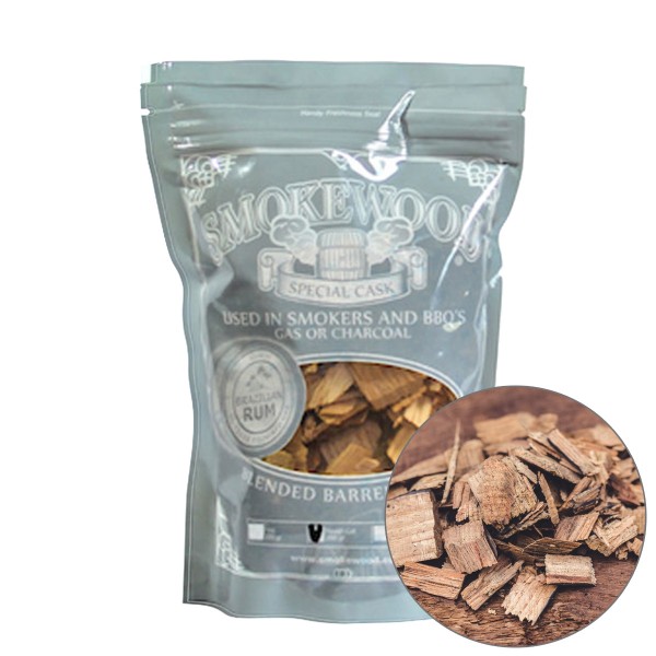 Smokewood Brazilian Rum Rough Cut - Räucherholz aus alten Rumfässern