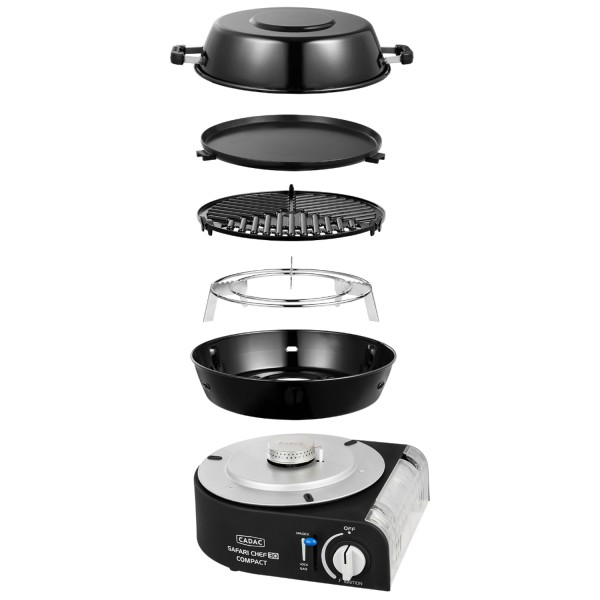 B-Ware CADAC Safari Chef 30 COMPACT - 100% Mobiler Grill und Kochstelle
