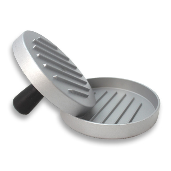 Burgerpresse - Pattypresse für selbstgemachte Burger - 12cm Durchmesser - Aluminium