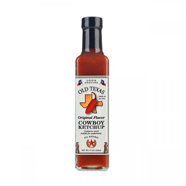 Old Texas Cowboy Ketchup 250ml Tomatenketchup für Erwachsene!