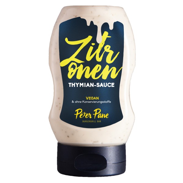 Peter Pane Grillsauce ZITRONE THYMIAN - 300ml - vegan - ohne Konservierungsstoffe