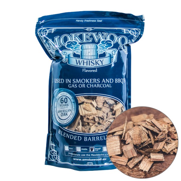 Smokewood Whisky Rough Cut- Räucherholz aus alten Whiskyfässern