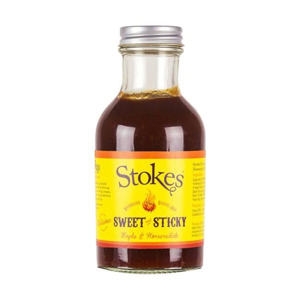 STOKES BBQ Sauce Sweet & Sticky 250ml leichte Süße mit kräftigem Raucharoma