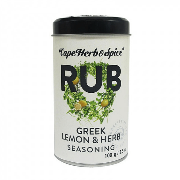 Cape Herb & Spice Rub Greek Lemon & Herb - 100g Gewürzsalz mit Oregano & Zitronenaroma