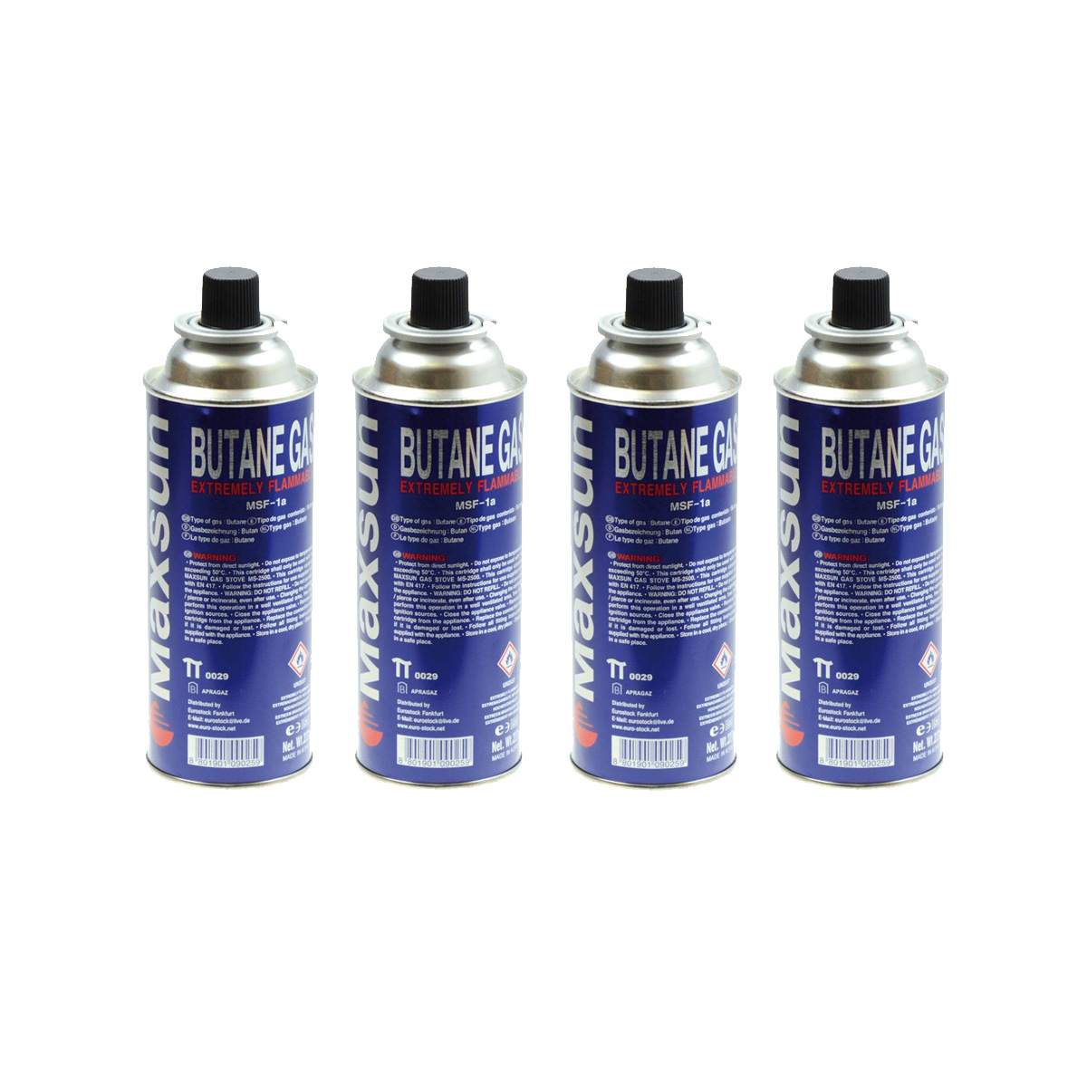 4x Gaskartusche Butan/Propan - 227g - Universal Gas - Bajonettkartusche ...