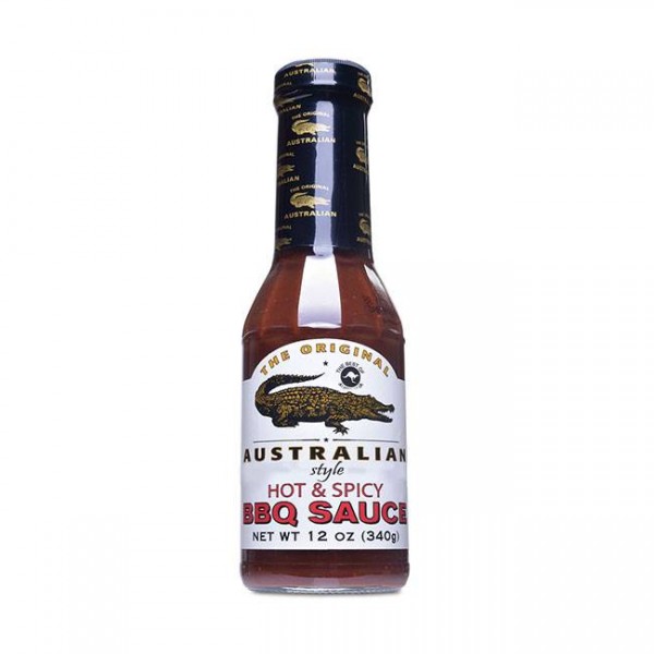 The Original Australian Hot & Spicy BBQ Sauce 355ml scharf mit rauchiger Note